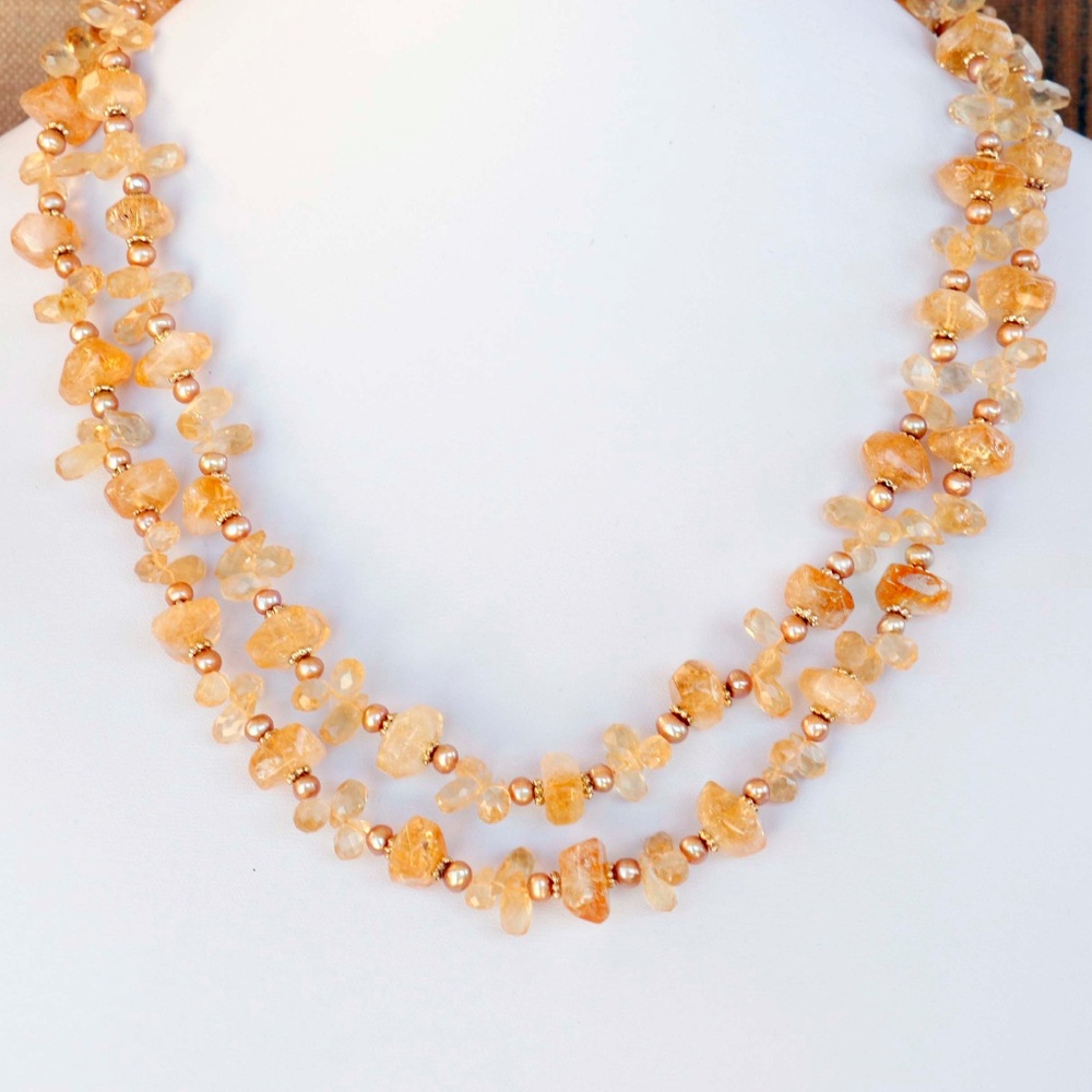 SOLD!! Citrine necklace